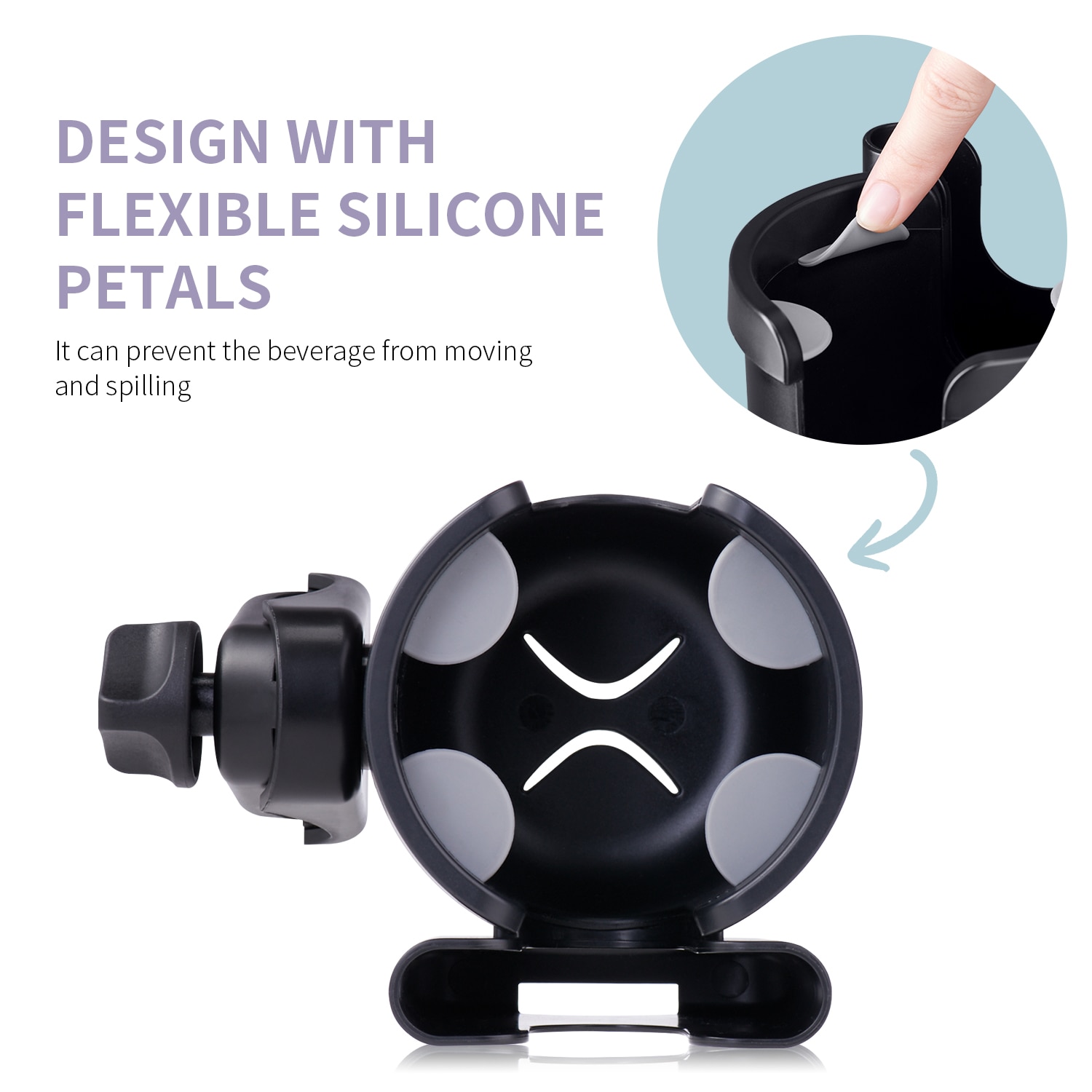 Sunveno Baby Stroller Cup Holder Stroller for Milk Bottles Bicycle Bike Bottle Holder Stroller Accessories Baby Accessories